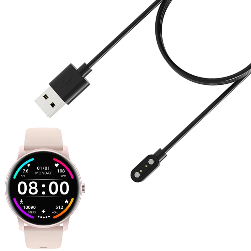 Smartwatch Dock Charger Adapter USB Fast Charging Cable Cord Wire For KW77 Wristwatch Smart Watch Accessories 
Smartwatch Dock Charger Adapter USB Fast Charging Cable Cord Wire For KW77 Wristwatch Smart Watch Accessories