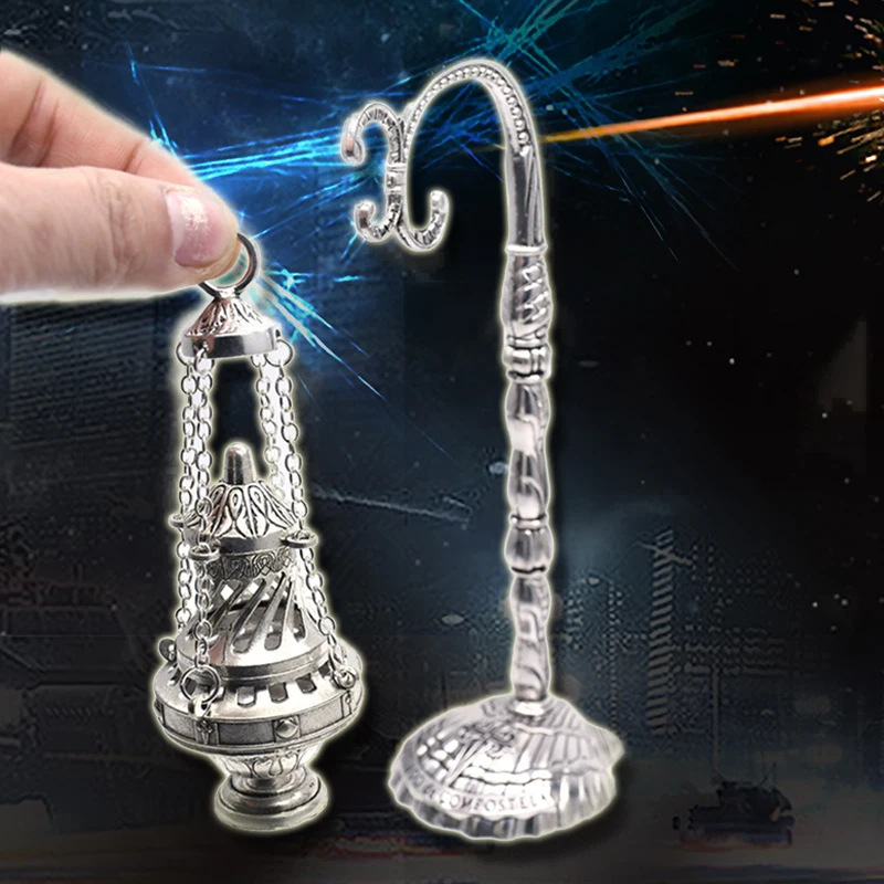 Christian Church Hanging Censer Antique Carved Incense Holder Household Religious Worship Supplies Gifts Home Office Decoration
Christian Church Hanging Censer Antique Carved Incense Holder Household Religious Worship Supplies Gifts Home Office Decoration