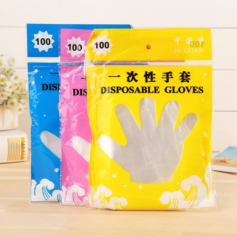 100pcs Disposable Gloves Universal Cleaning Work Gloves Protective Food Safety Health Gloves Household Transparent Gloves HOT
100pcs Disposable Gloves Universal Cleaning Work Gloves Protective Food Safety Health Gloves Household Transparent Gloves HOT