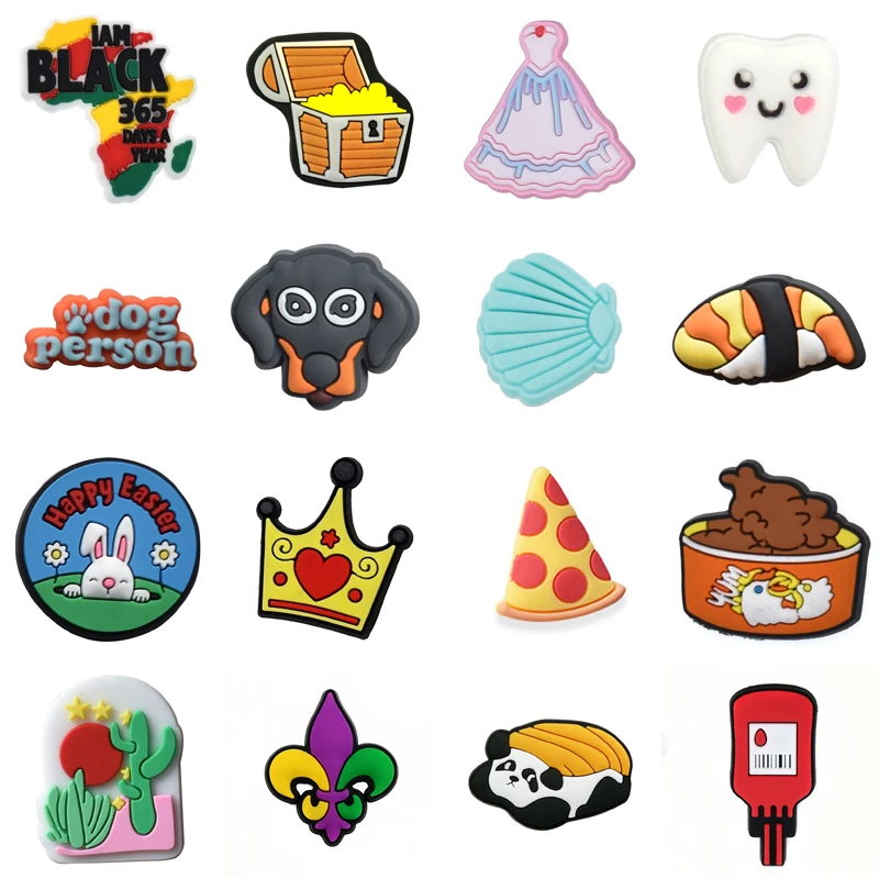 Single Sales PVC Shoes Charms Accessories Boys Girls Party Gifts Garden Clog Buckle Pins Decorations Fit Croc Sandals Wristband
Single Sales PVC Shoes Charms Accessories Boys Girls Party Gifts Garden Clog Buckle Pins Decorations Fit Croc Sandals Wristband