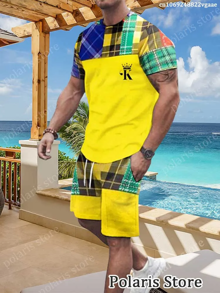Summer Clothes For Men Tracksuit Set Short Sleeve T Shirt Beach Shorts 2 Piece Suit Oversized Casual Trendy Sportwear Outfit
Summer Clothes For Men Tracksuit Set Short Sleeve T Shirt Beach Shorts 2 Piece Suit Oversized Casual Trendy Sportwear Outfit
