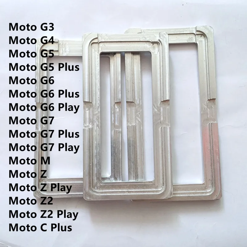 

Mold Holder LCD Outer Glass Lens Display Screen Glue Mould For Motorola Moto G2 G3 G4 G5 G6 Play G7 Plus M Z Z2 play C Plus