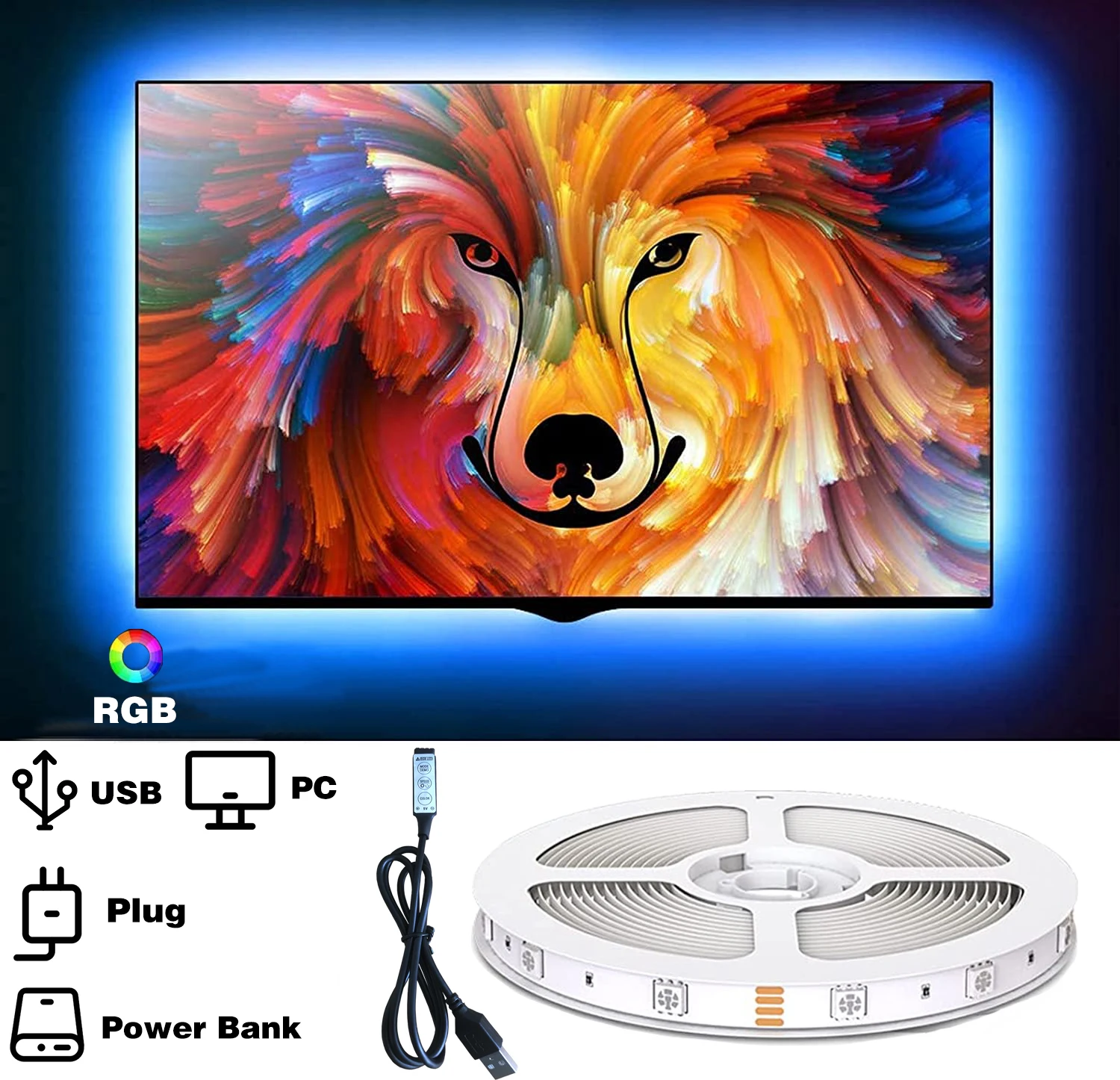 USB Tv Backlight Rgb Led Tape 5050 Lights and Lighting 5V Pc 5050/2835 Strip Light Waterproof Rgbic Outdoor Room Bedroom Desk 5m
USB Tv Backlight Rgb Led Tape 5050 Lights and Lighting 5V Pc 5050/2835 Strip Light Waterproof Rgbic Outdoor Room Bedroom Desk 5m