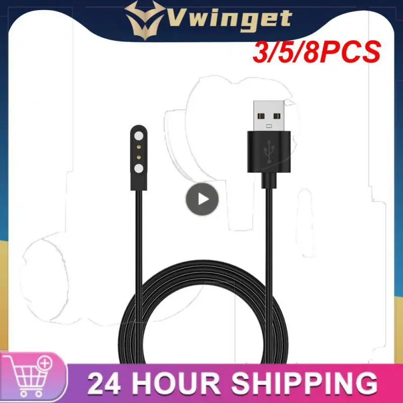 

3/5/8PCS Magnetic For Realme Watch3 Mart Watch Magnetic Charger For Smart Watch Charging Cable Bracelets Dock Watch Accessories