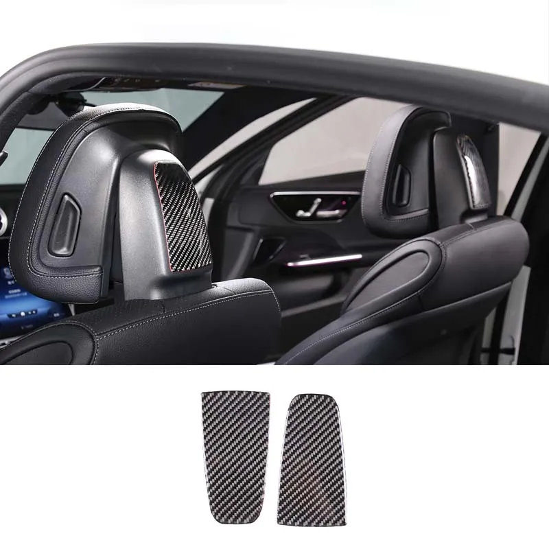 For 2022 Mercedes-Benz C-Class W206 soft carbon fiber car styling front seat headrest cover stickers car interior accessories
For 2022 Mercedes-Benz C-Class W206 soft carbon fiber car styling front seat headrest cover stickers car interior accessories