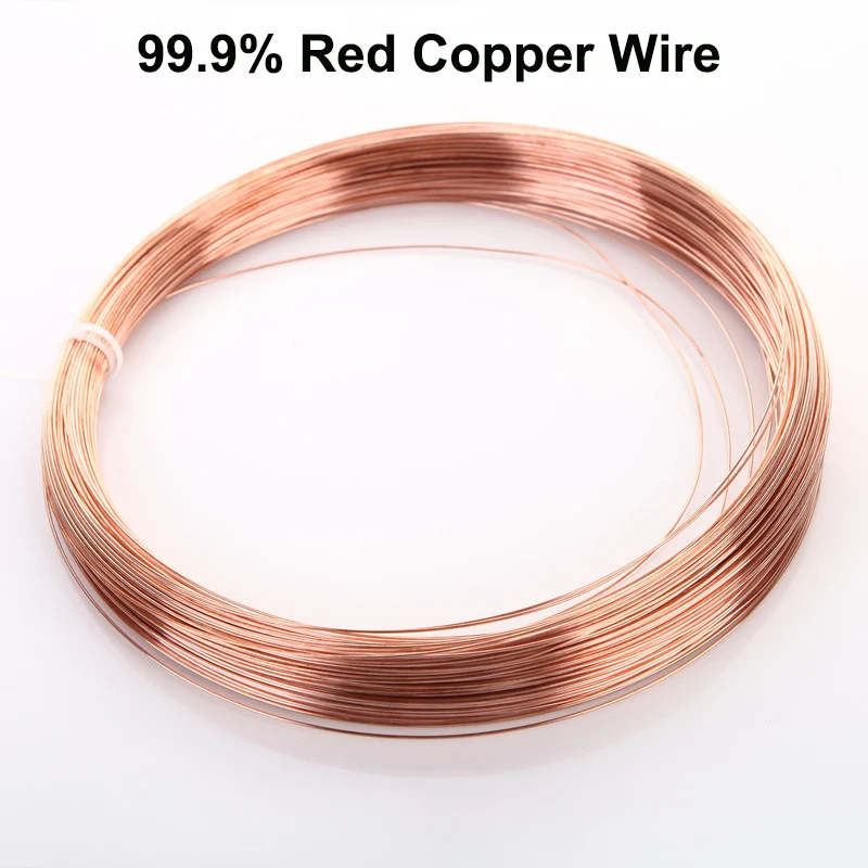 1/2/5M 99.9% Pure Copper Wire T2 Copper Red Copper Line Bare Wire Diameter 0.2/0.3/0.4/0.5/0.6/0.8/1/1.2/1.5/1.8/2/2.5/3/4/5 mm
1/2/5M 99.9% Pure Copper Wire T2 Copper Red Copper Line Bare Wire Diameter 0.2/0.3/0.4/0.5/0.6/0.8/1/1.2/1.5/1.8/2/2.5/3/4/5 mm