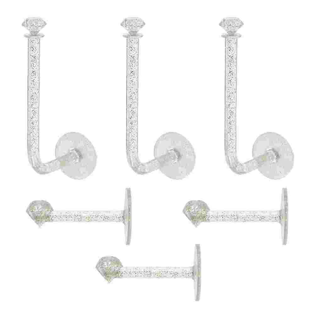 6 Pcs Headband Hook Wall-mounted Holder Storage Hairband Clothes Hanger Decorative Tie Hoops Organizer
6 Pcs Headband Hook Wall-mounted Holder Storage Hairband Clothes Hanger Decorative Tie Hoops Organizer
