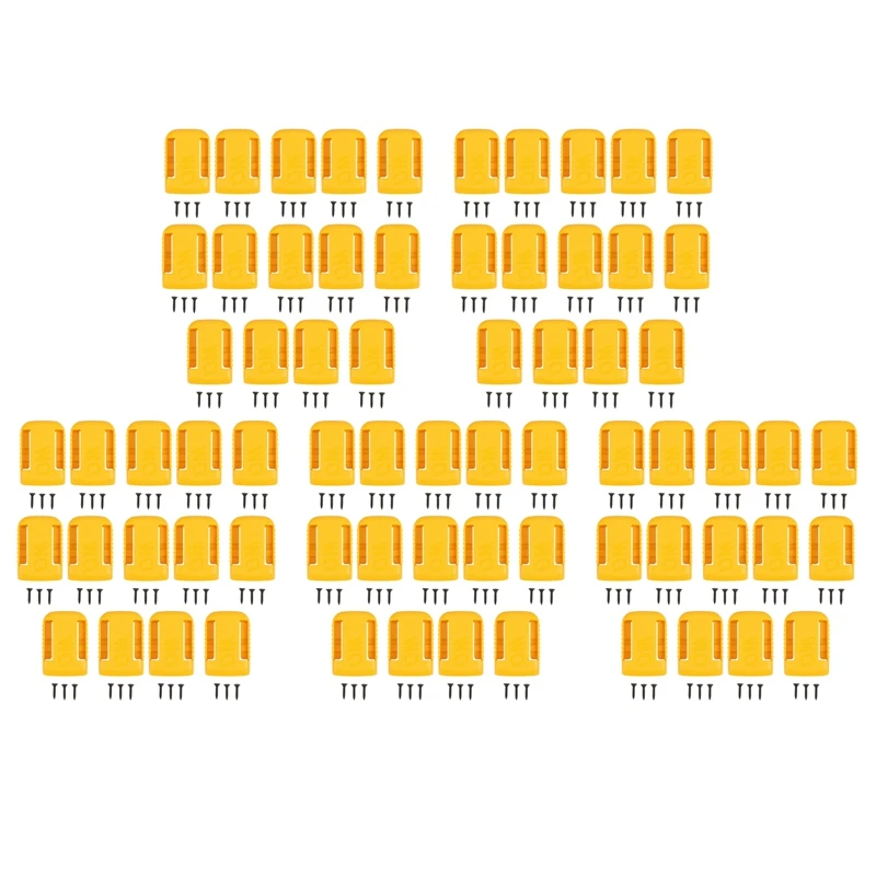 HOT! 70-Packs Battery Holders For Dewalt 20V Mount Dock Fit For 20V 60V MAX Yellow (No Battery)
HOT! 70-Packs Battery Holders For Dewalt 20V Mount Dock Fit For 20V 60V MAX Yellow (No Battery)