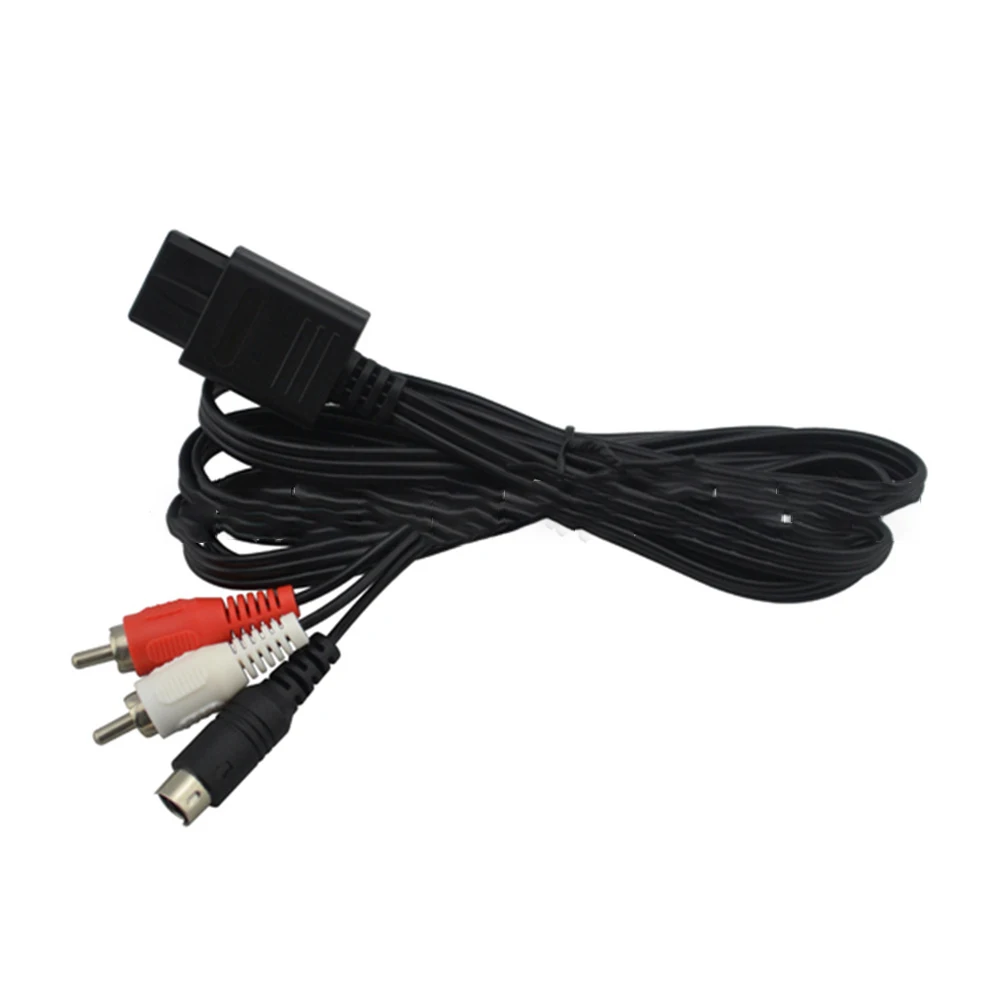1x 160cm S Video SVHS Cable Tools For N64 SNES A/V Cable Cord Gamecube Game Cube AV Composite Cable Parts New
1x 160cm S Video SVHS Cable Tools For N64 SNES A/V Cable Cord Gamecube Game Cube AV Composite Cable Parts New