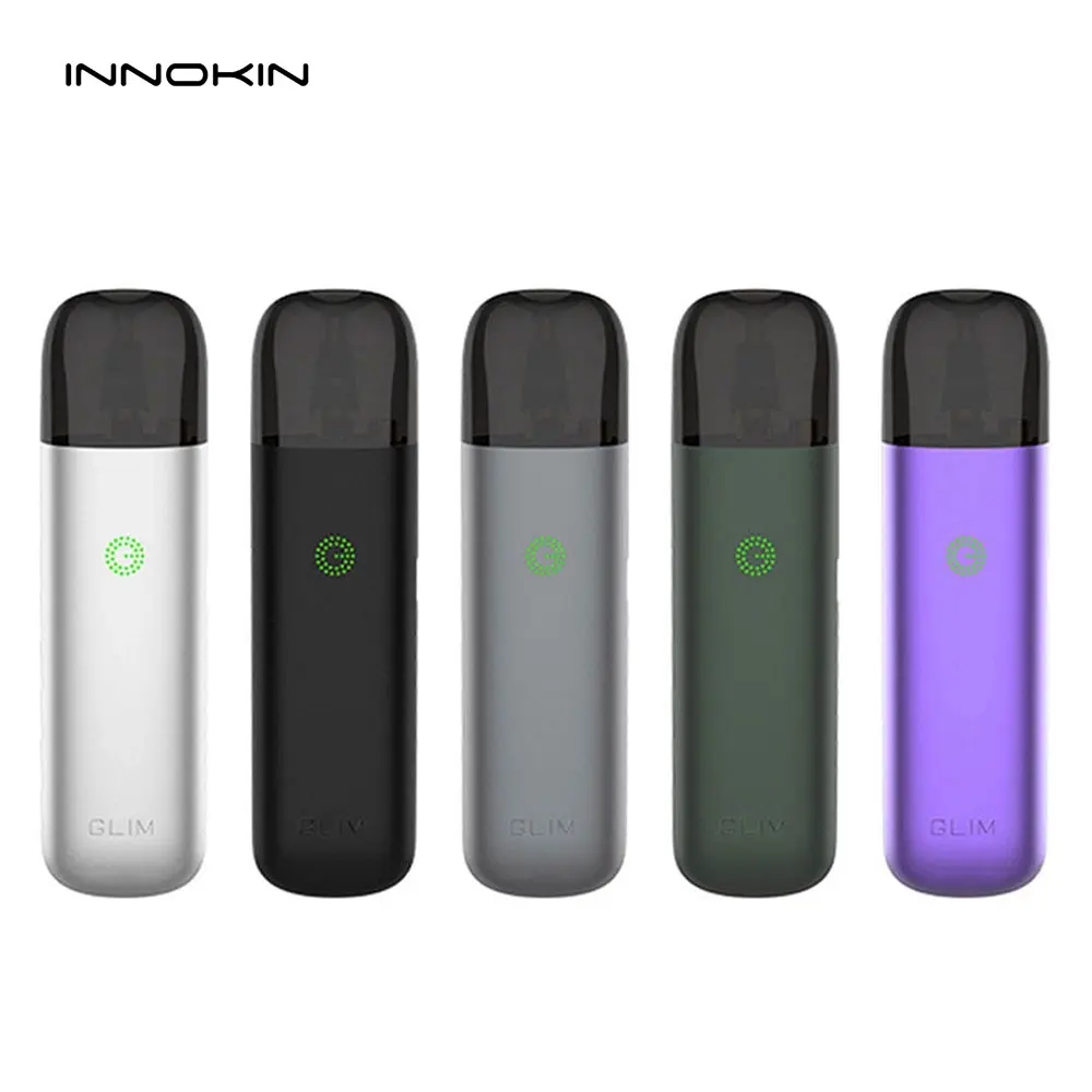 Оригинальный комплект Innokin Glim 500 мАч встроенный аккумулятор 9 Вт 1,8 мл картридж Pod System Vape Kit электронная сигарета испаритель
Оригинальный комплект Innokin Glim 500 мАч встроенный аккумулятор 9 Вт 1,8 мл картридж Pod System Vape Kit электронная сигарета испаритель