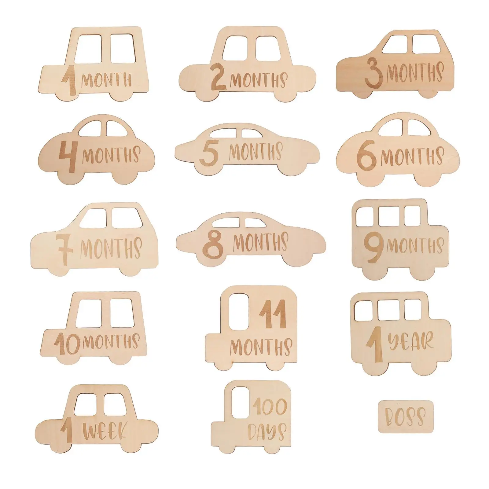 15x Baby Monthly Milestone wood cards Baby Milestone Discs for Photo Props Shower Gifts
15x Baby Monthly Milestone wood cards Baby Milestone Discs for Photo Props Shower Gifts