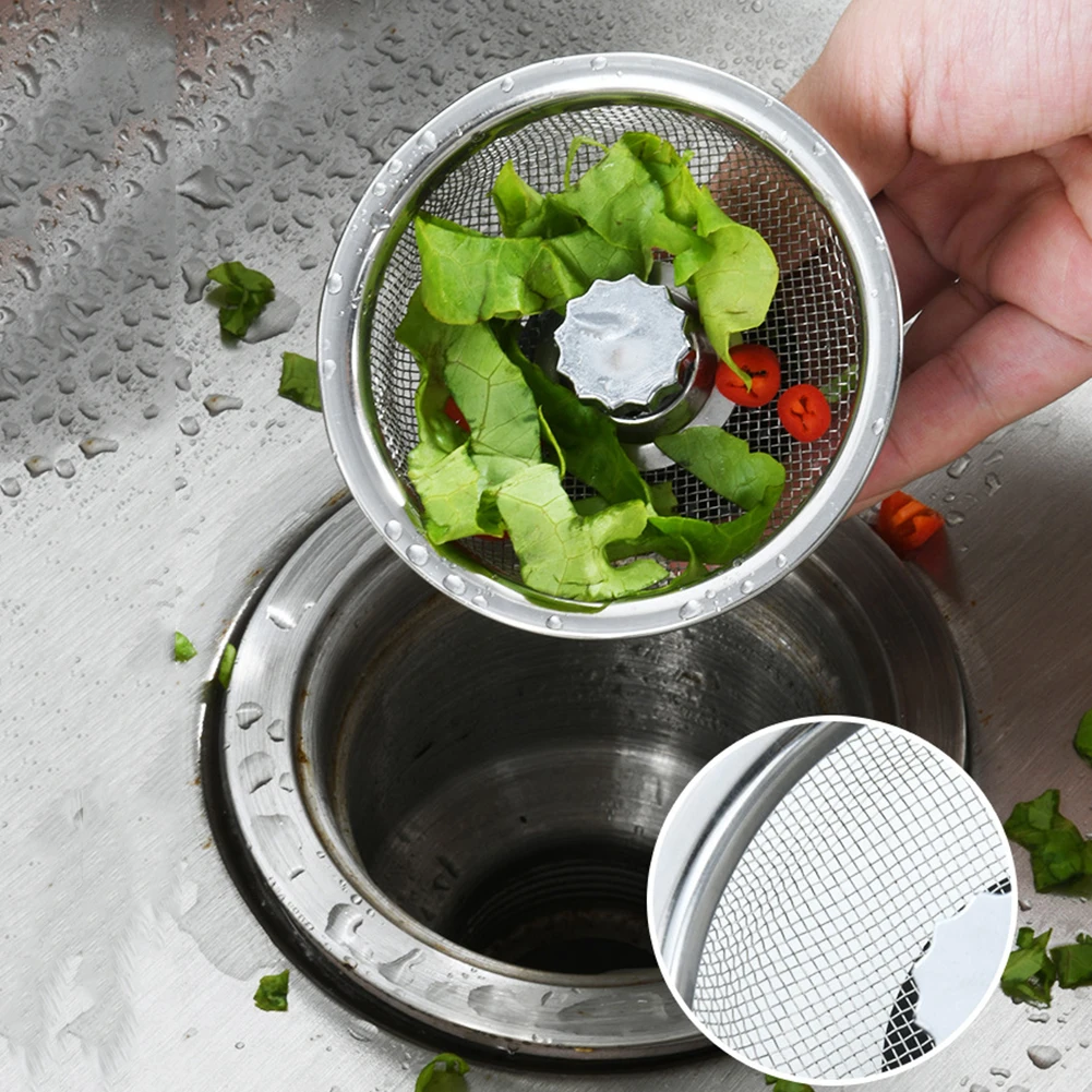 Kitchen Sink Filter Net Stainless Steel Wash Basin Water Blocking Plug Vegetable Washing Basin Anti Blocking Sewer Plug Dropship
Kitchen Sink Filter Net Stainless Steel Wash Basin Water Blocking Plug Vegetable Washing Basin Anti Blocking Sewer Plug Dropship