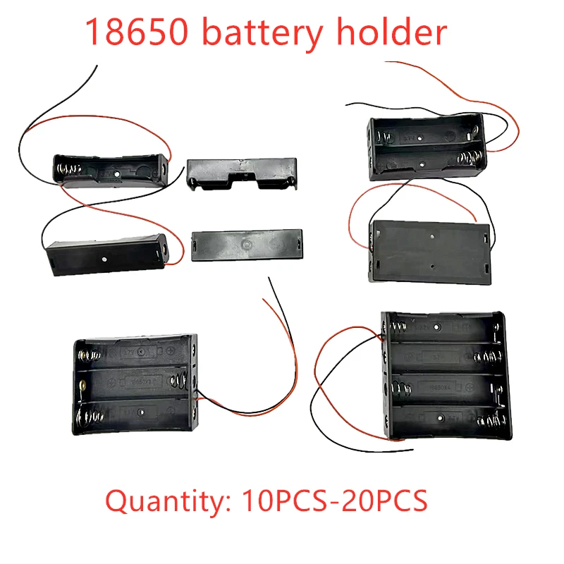 10PCS 18650 Power Bank Cases 1X 2X 3X 4X 18650 Battery Holder Storage Box Case 1 2 3 4 Slot Batteries Container With Wire Lead
10PCS 18650 Power Bank Cases 1X 2X 3X 4X 18650 Battery Holder Storage Box Case 1 2 3 4 Slot Batteries Container With Wire Lead
