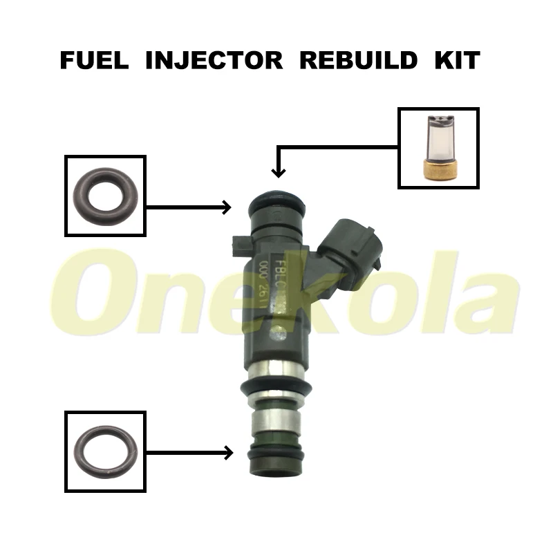 Fuel Injector Service Repair Kit Filters Orings Seals Grommets for FBLC-100 16611-AA430 For 2003-2006 Subaru Baja Legacy 2.5L 
Fuel Injector Service Repair Kit Filters Orings Seals Grommets for FBLC-100 16611-AA430 For 2003-2006 Subaru Baja Legacy 2.5L