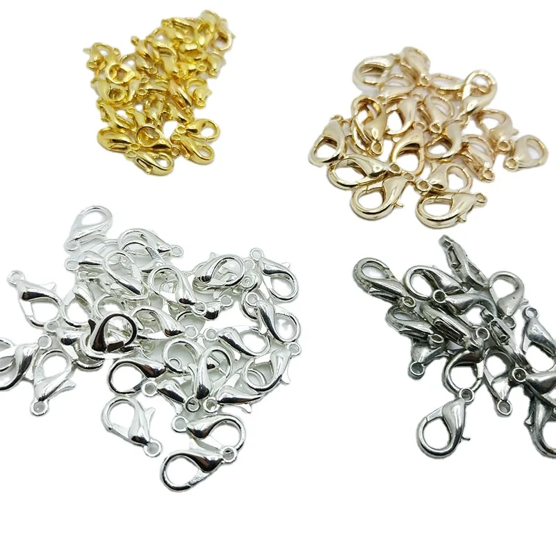 50pcs/lot Wholesale Sale Zinc Alloy Golden Antique Bronze Gun Black 12mm 302 Lobster Claw Clasp for Necklace Bracelet DIY
50pcs/lot Wholesale Sale Zinc Alloy Golden Antique Bronze Gun Black 12mm 302 Lobster Claw Clasp for Necklace Bracelet DIY