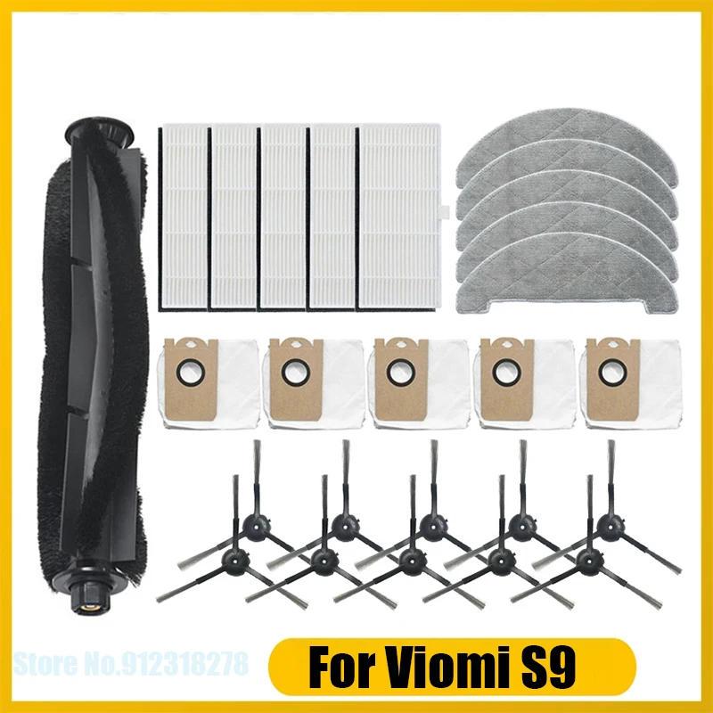 Promotion!Mop Cloth HEPA Filters Side Brushes Dust Bag for Xiaomi VIOMI S9 Vacuum Cleaning Brush Replacement Parts Accessories
Promotion!Mop Cloth HEPA Filters Side Brushes Dust Bag for Xiaomi VIOMI S9 Vacuum Cleaning Brush Replacement Parts Accessories