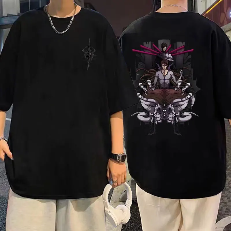 Anime Bleach Aizen Sousuke Graphic Tshirt Men Vintage Oversized T-shirts Male Streetwear Unisex Short Sleeve y2k Manga Clothes
Anime Bleach Aizen Sousuke Graphic Tshirt Men Vintage Oversized T-shirts Male Streetwear Unisex Short Sleeve y2k Manga Clothes