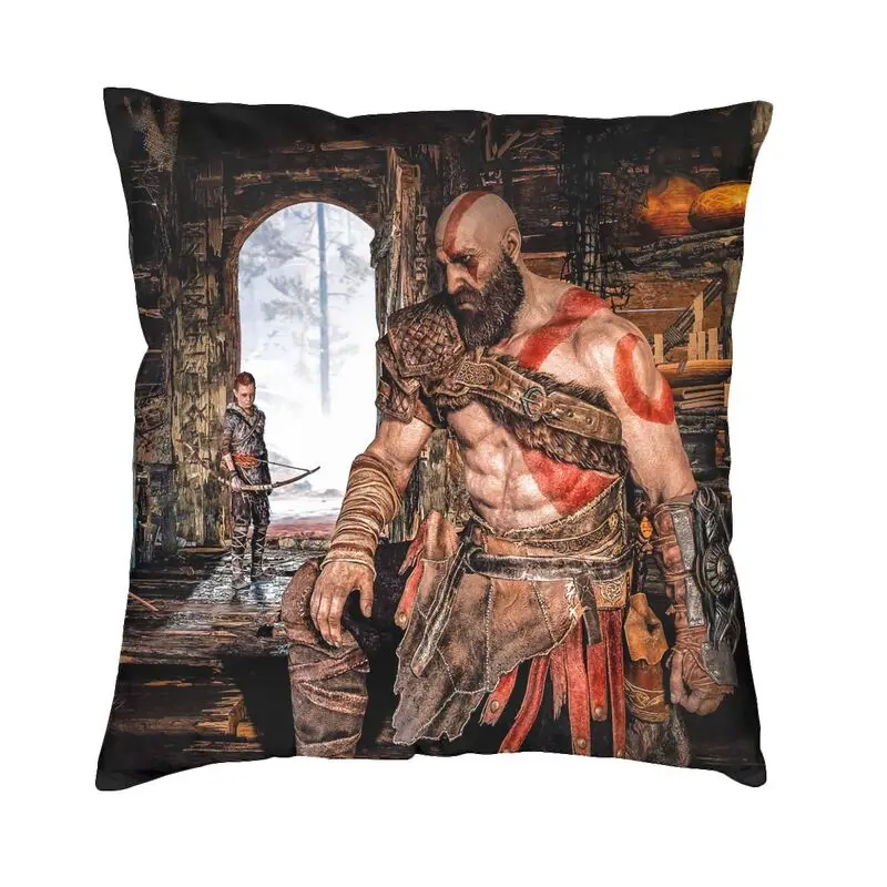 God Of War Kratos Cushion Cover Sofa Home Decor Play Games Square Throw Pillow Cover 40x40cm Living Room Decoration Pillowcase
God Of War Kratos Cushion Cover Sofa Home Decor Play Games Square Throw Pillow Cover 40x40cm Living Room Decoration Pillowcase