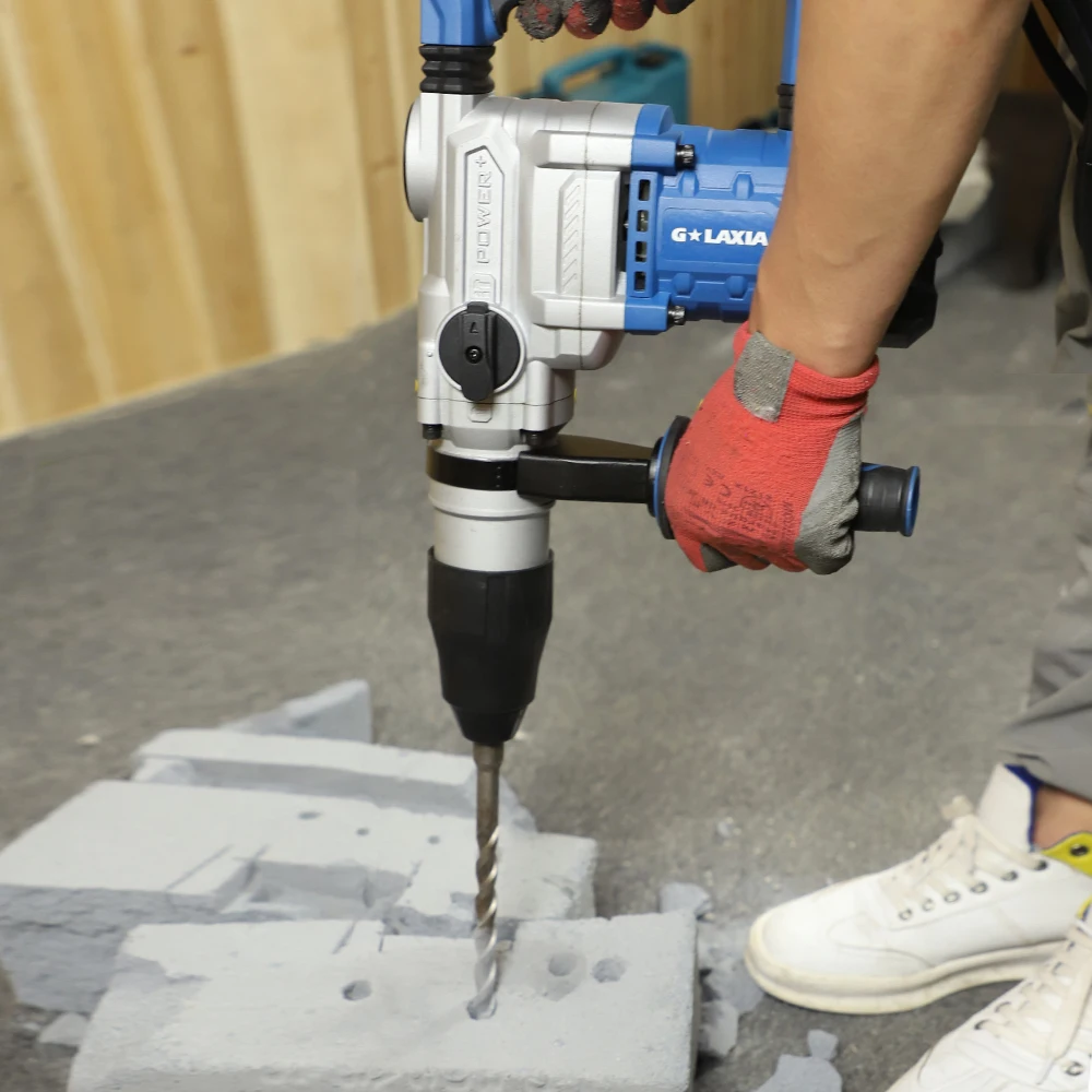 3600BPM Electric Powered Rotary Hammer Drill Drill Machine with SDS Max Holder Power Tools
3600BPM Electric Powered Rotary Hammer Drill Drill Machine with SDS Max Holder Power Tools