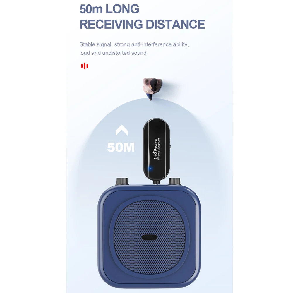 2.4G 2 Channels Wireless Headset Mic 50M Range For Speaker Voice Teaching Yoga Cardioid Polar Pattern Condenser Microphone
2.4G 2 Channels Wireless Headset Mic 50M Range For Speaker Voice Teaching Yoga Cardioid Polar Pattern Condenser Microphone