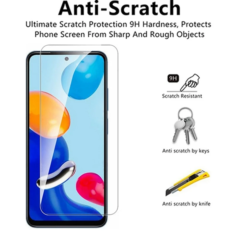 4in1 Tempered Glass For Xiaomi Redmi Note 11 Global Screen Protector Camera Lens Protective Film Note11 Pro |