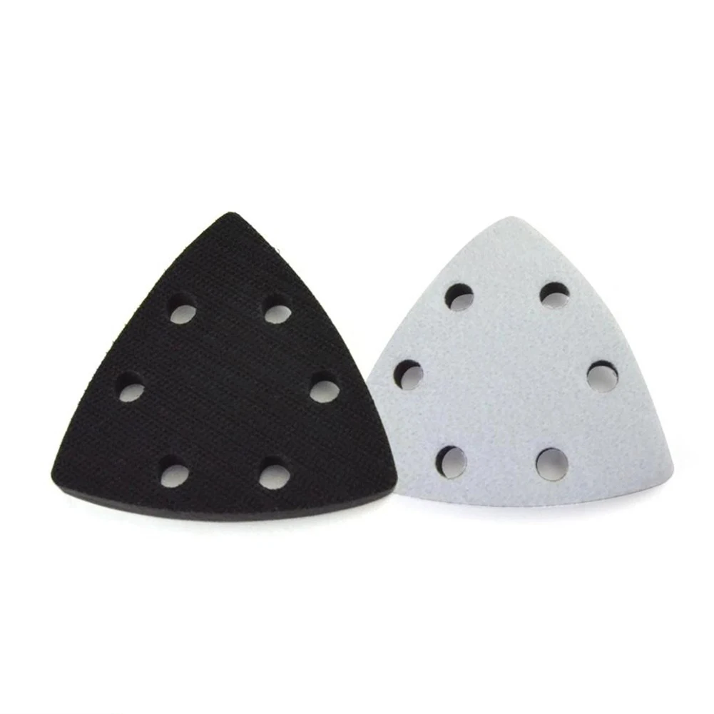 2Pcs 6Hole Soft Interface Pad Hook And Loop Sanding Disc Backing Pad Triangular Sanding Pads Power Tools Accessories 90mm
2Pcs 6Hole Soft Interface Pad Hook And Loop Sanding Disc Backing Pad Triangular Sanding Pads Power Tools Accessories 90mm