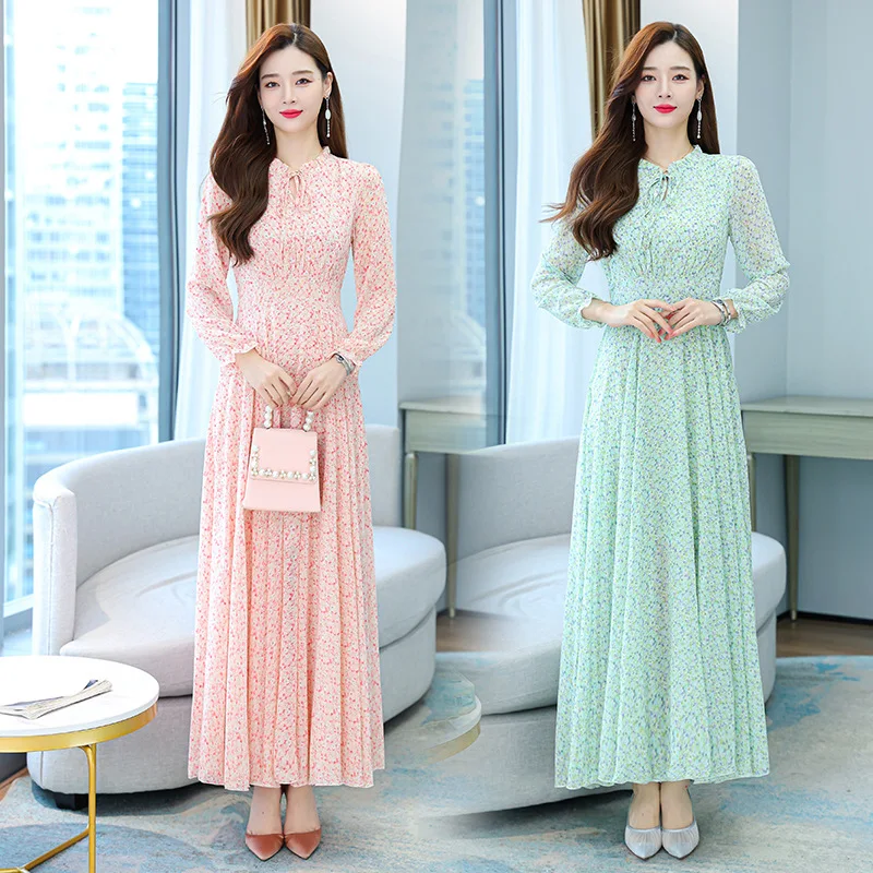 2022 spring clothes new Korean fashion temperament is slim, age-reducing and exotic, long floral long-sleeved dress tide
2022 spring clothes new Korean fashion temperament is slim, age-reducing and exotic, long floral long-sleeved dress tide