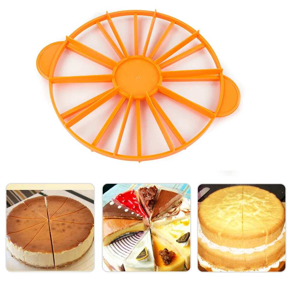 

10/12 Slices Cake Equal Portion Cutter Round Bread Cake Mousse Divider Slice Marker Baking Tool For Household Kitchen Utensils