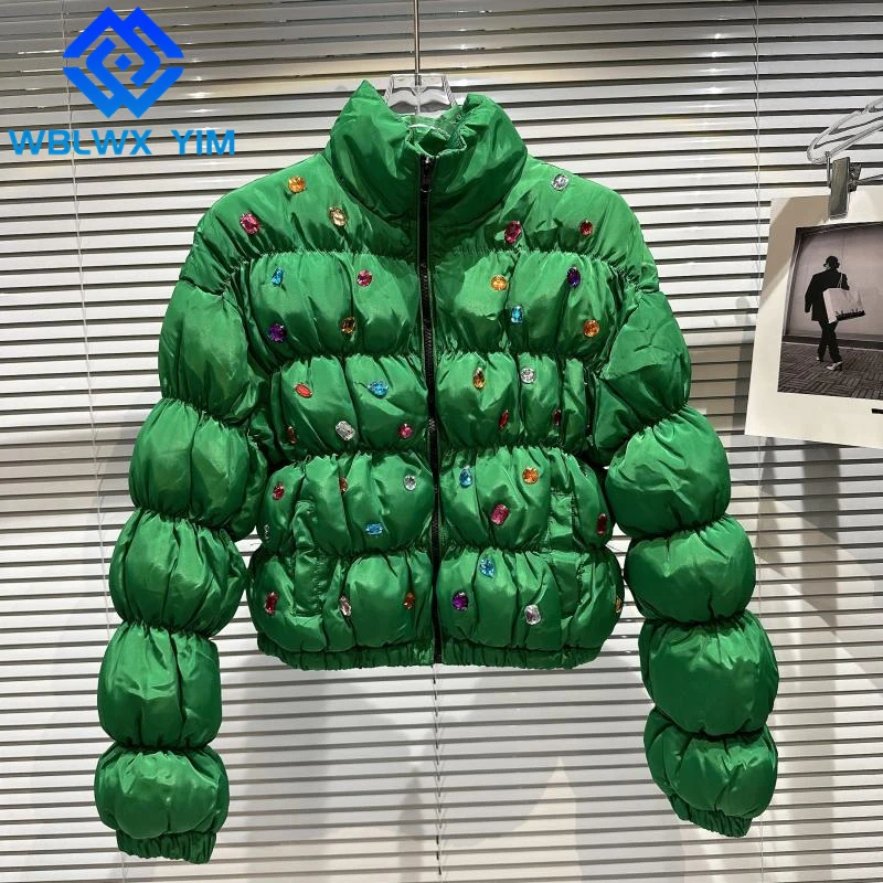 Короткая парка, женская зимняя куртка с воротником-стойкой, модные пуховики с пышными рукавами и стразами, толстые теплые парки, женское сво...
Короткая парка, женская зимняя куртка с воротником-стойкой, модные пуховики с пышными рукавами и стразами, толстые теплые парки, женское сво...