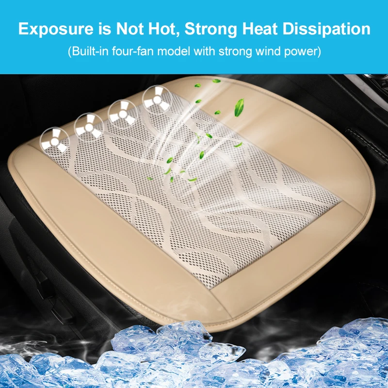 USB Car Charger Interface Built-in Cool Fan Speeds Cooling Car Seat Cushion Air Ventilated Fan Cooler Pad Seat Cushion Covers
USB Car Charger Interface Built-in Cool Fan Speeds Cooling Car Seat Cushion Air Ventilated Fan Cooler Pad Seat Cushion Covers