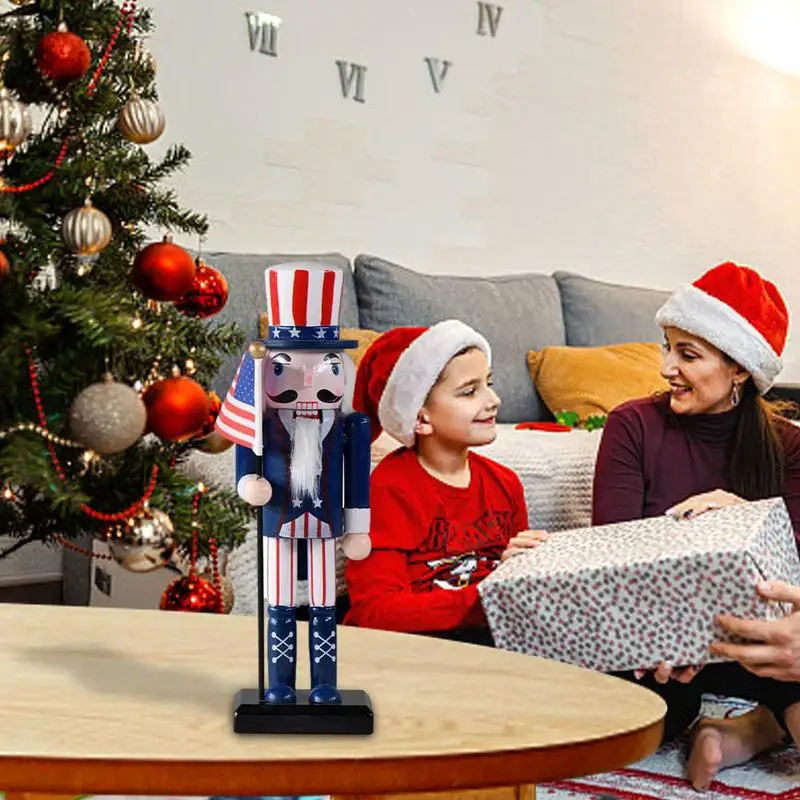 25CM Wooden Nutcracker Doll Soldier Miniature Figurines Vintage Handcraft Puppet New Year Christmas Ornament Home Decor Sipplies
25CM Wooden Nutcracker Doll Soldier Miniature Figurines Vintage Handcraft Puppet New Year Christmas Ornament Home Decor Sipplies