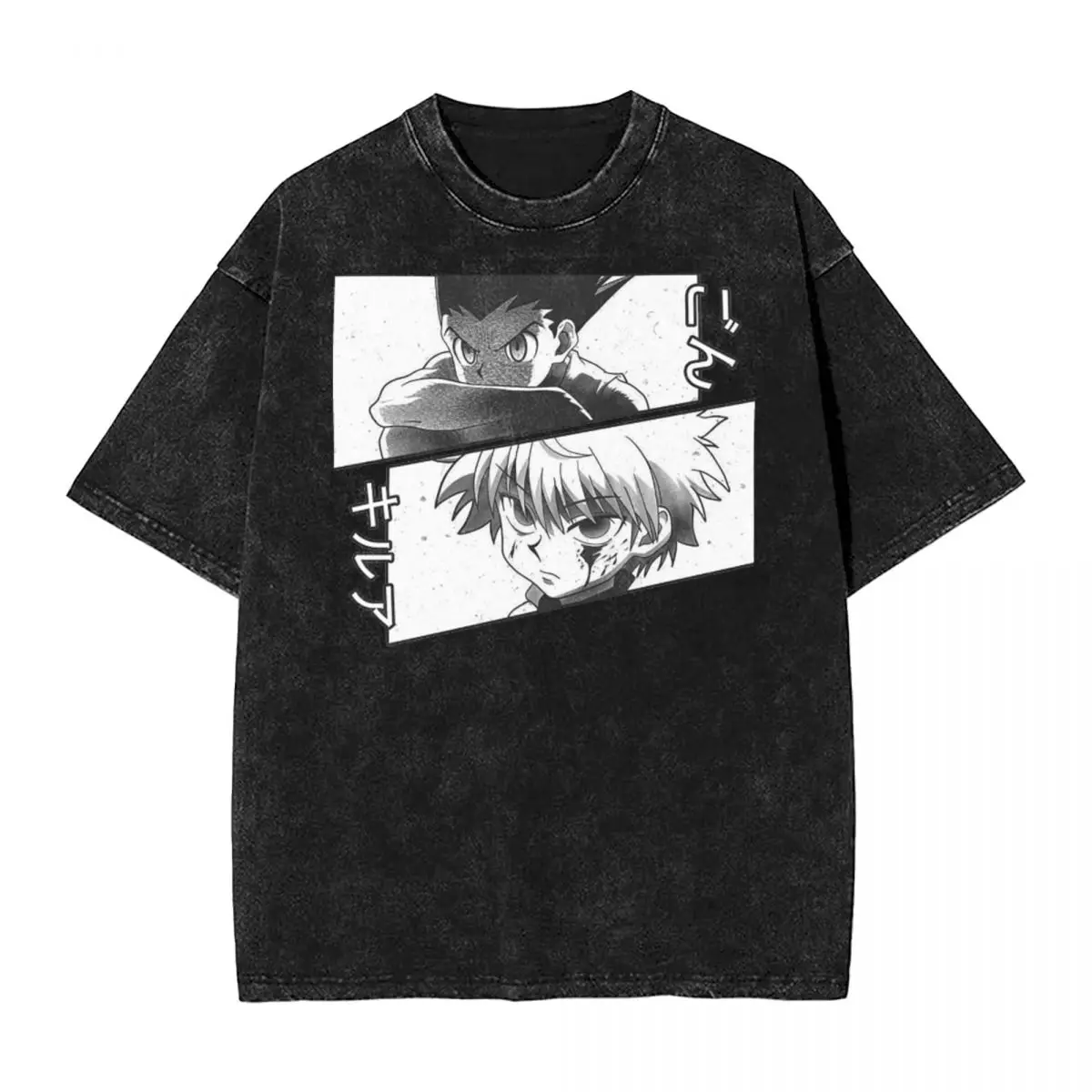 Футболка мужская с эффектом потертости Killua X Gon Hunter X Hunter, хлопковая тенниска в стиле хип-хоп, майка с принтом Аниме Манга, уличная одежда, лето
Футболка мужская с эффектом потертости Killua X Gon Hunter X Hunter, хлопковая тенниска в стиле хип-хоп, майка с принтом Аниме Манга, уличная одежда, лето