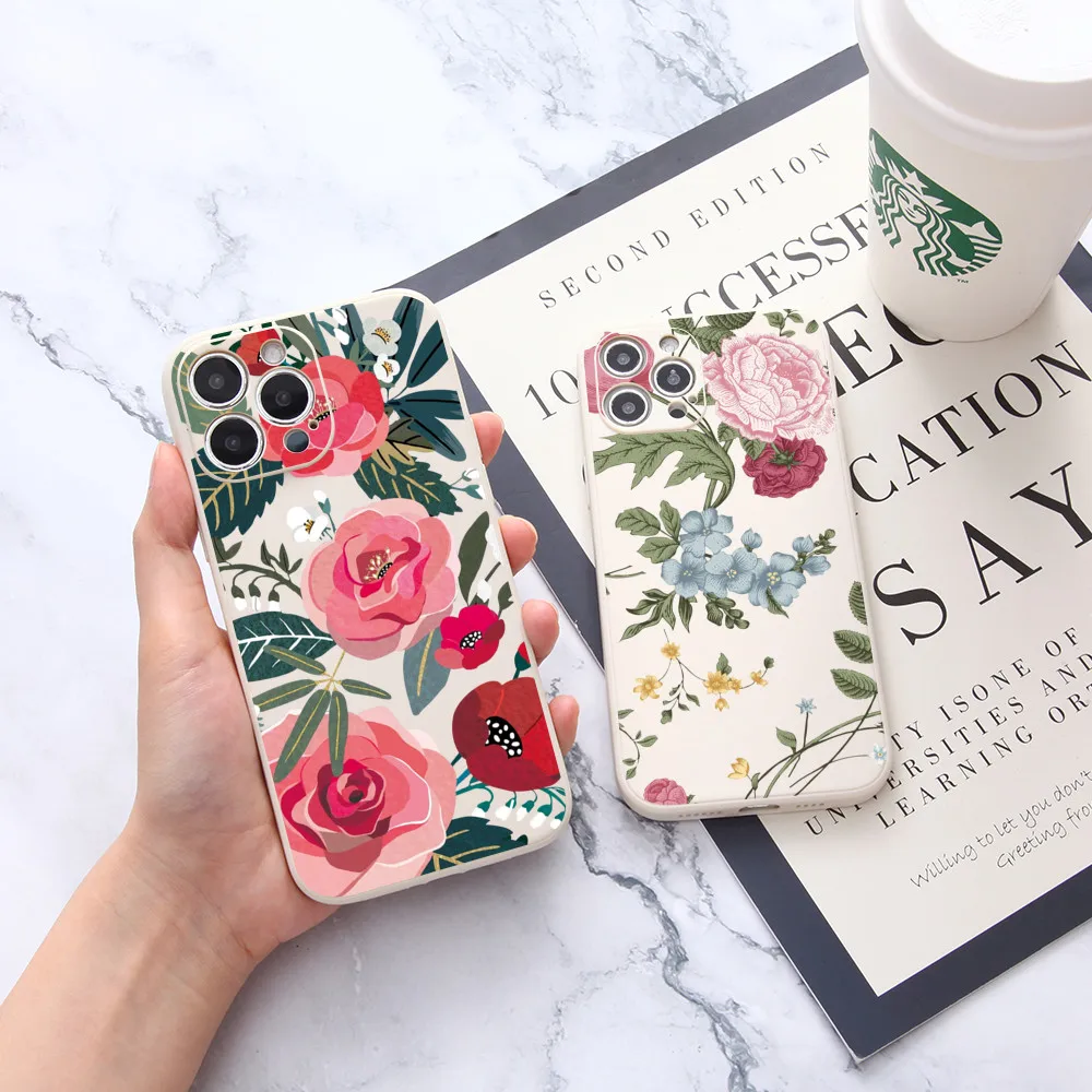 Flower Art Patter Case For iPhone 12 Pro White Case For iPhone 12 13 14 Pro Max 7 8 Plus XS XR X 13 12 Mini 14 Plus Cover Fundas
Flower Art Patter Case For iPhone 12 Pro White Case For iPhone 12 13 14 Pro Max 7 8 Plus XS XR X 13 12 Mini 14 Plus Cover Fundas