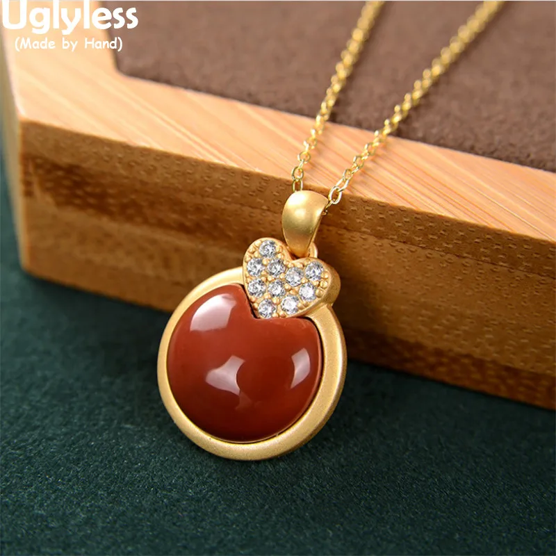 Uglyless Heart Missing a Corner Zircons Crystals Pendants for Women Heart-shape LOVE Gifts Agate Necklaces No Chains 925 Silver
Uglyless Heart Missing a Corner Zircons Crystals Pendants for Women Heart-shape LOVE Gifts Agate Necklaces No Chains 925 Silver