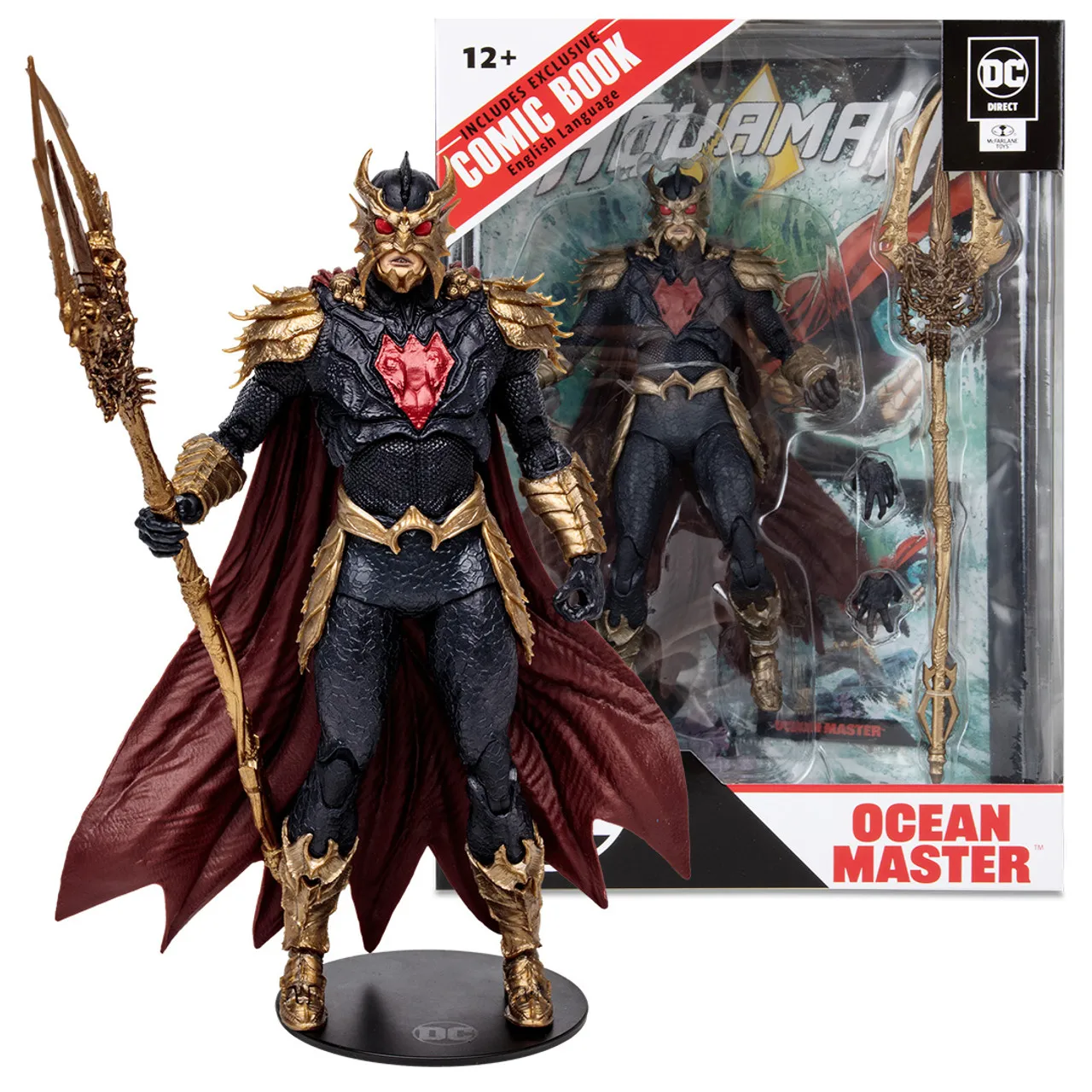 Игрушка Bandai McFarlane Ocean Master w/Aquaman комикс (переключатели страниц постоянного тока), 7 дюймов, фигурка, экшн-игрушки, коллекционная кукла, модель
Игрушка Bandai McFarlane Ocean Master w/Aquaman комикс (переключатели страниц постоянного тока), 7 дюймов, фигурка, экшн-игрушки, коллекционная кукла, модель