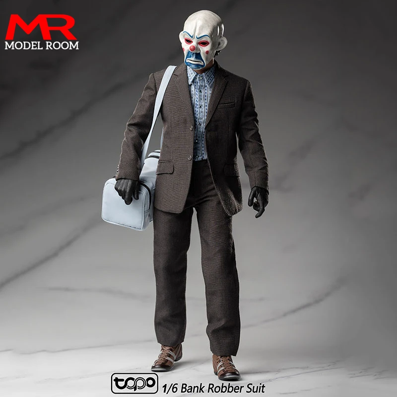 TOPO TP003 1/6 Joker Bank Robber Suit Head Sculpt Set Fit 12'' MB001 Male Soldier Action Figure Body Dolls In Stock
TOPO TP003 1/6 Joker Bank Robber Suit Head Sculpt Set Fit 12'' MB001 Male Soldier Action Figure Body Dolls In Stock