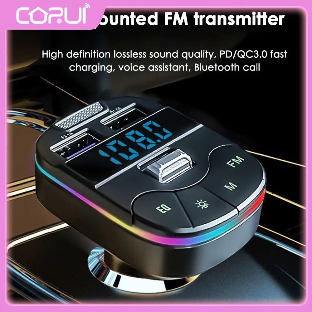New Compatible 5.0 Chip With Faster Response Car Fm Transmitter Audio Receivers High Definition Lossless Sound Quality. Charger
New Compatible 5.0 Chip With Faster Response Car Fm Transmitter Audio Receivers High Definition Lossless Sound Quality. Charger