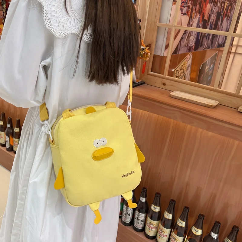 Cute Cartoon Women Crossbody Bag Trendy Canvas Shoulder Bags for Girls Large Capacity Student Messenger Bags
Cute Cartoon Women Crossbody Bag Trendy Canvas Shoulder Bags for Girls Large Capacity Student Messenger Bags