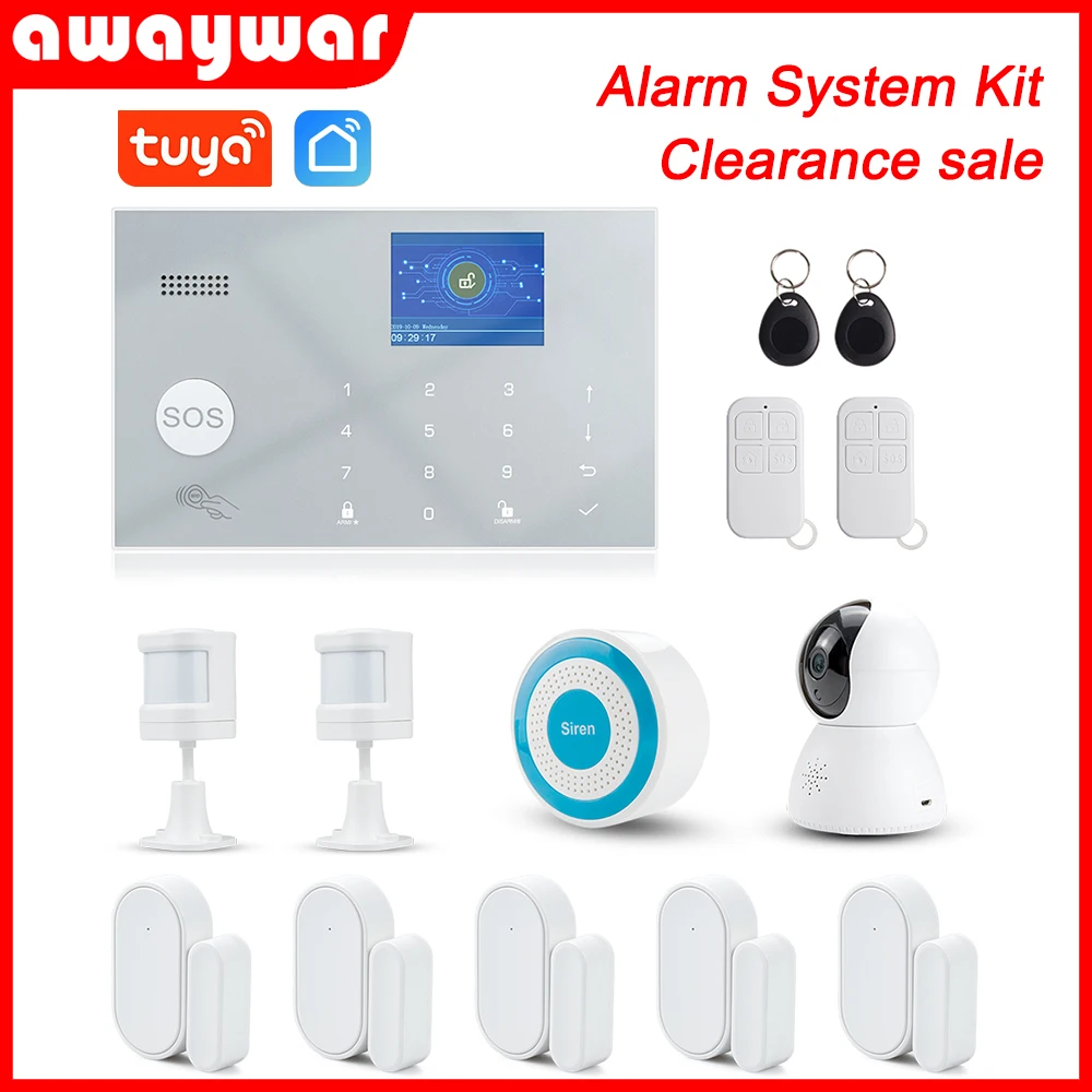 Система сигнализации Awaywar Tuya 433 МГц беспроводной Wi-Fi GSM RFID комплект безопасности приложение дистанционное управление защита от взлома умный дом PIR детектор двери
Система сигнализации Awaywar Tuya 433 МГц беспроводной Wi-Fi GSM RFID комплект безопасности приложение дистанционное управление защита от взлома умный дом PIR детектор двери