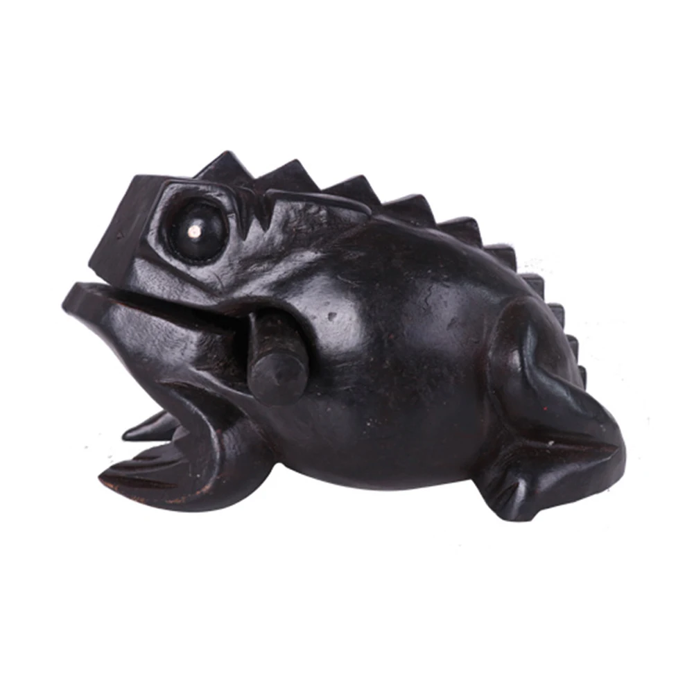 Wooden Lucky Frog Toy Clackers Tone Block Thailand Traditional Craft Wooden Lucky Frogs Kids Percussion Musical Gift Toy Black
Wooden Lucky Frog Toy Clackers Tone Block Thailand Traditional Craft Wooden Lucky Frogs Kids Percussion Musical Gift Toy Black