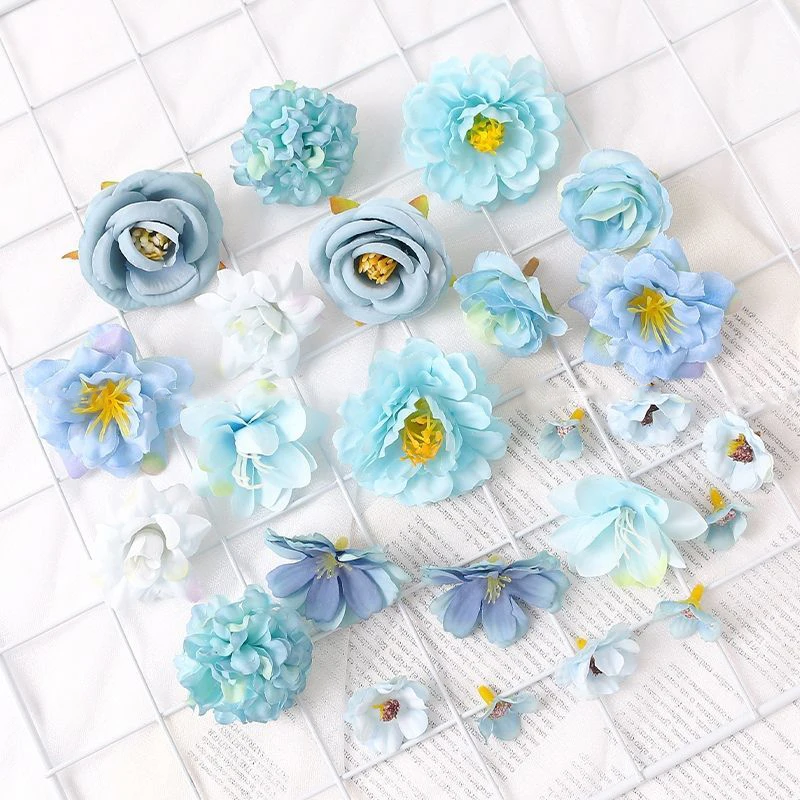 Синие искусственные розы из шелка, 10 штук
Синие искусственные розы из шелка, 10 штук