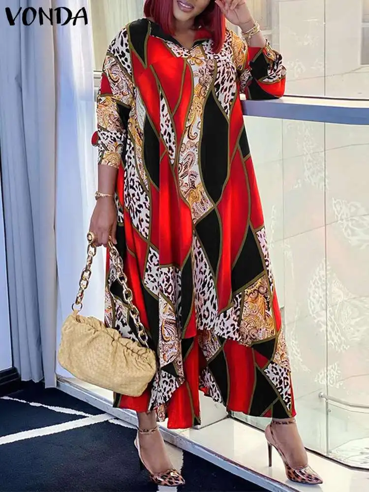 VONDA Autumn Women Dress 2022 Vintage Female Printed Bohemian Vestidos Sexy V Neck Sundress Long Sleeve Holiday Robe
VONDA Autumn Women Dress 2022 Vintage Female Printed Bohemian Vestidos Sexy V Neck Sundress Long Sleeve Holiday Robe