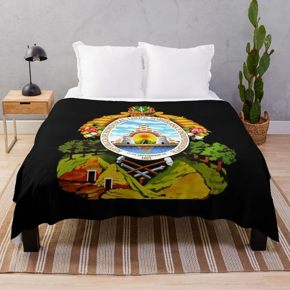 Coat of arms of Honduras Throw Blanket Travel Blanket Large Blanket Moving Blanket
Coat of arms of Honduras Throw Blanket Travel Blanket Large Blanket Moving Blanket