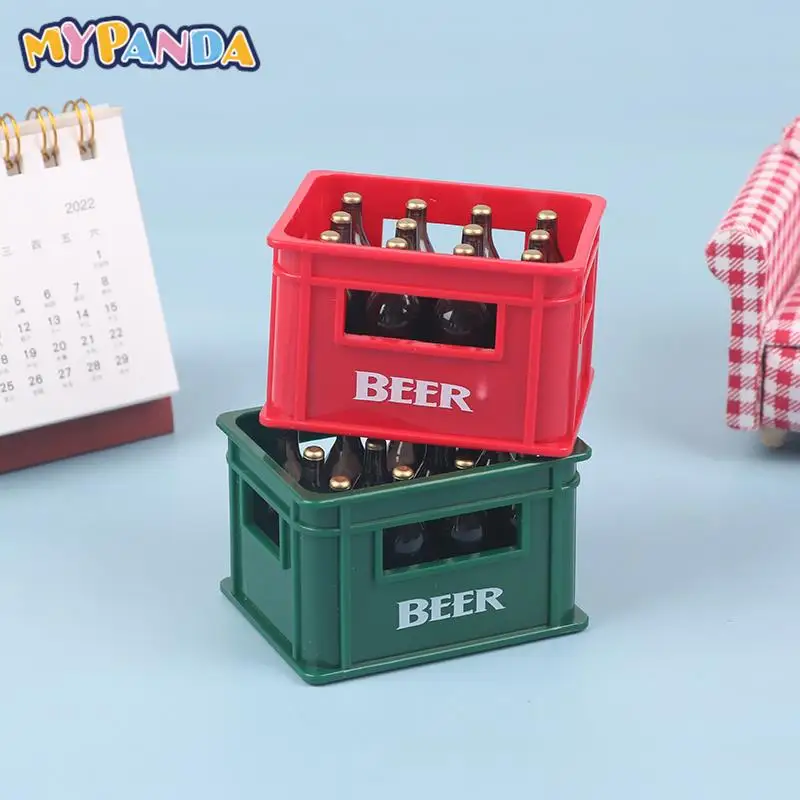 1Pc Mini Beer Basket With Bottles Beer Drink Bottles for 1/12 1/6 Dollhouse Accessories Miniatures Doll Food Kitchen Living Room
1Pc Mini Beer Basket With Bottles Beer Drink Bottles for 1/12 1/6 Dollhouse Accessories Miniatures Doll Food Kitchen Living Room