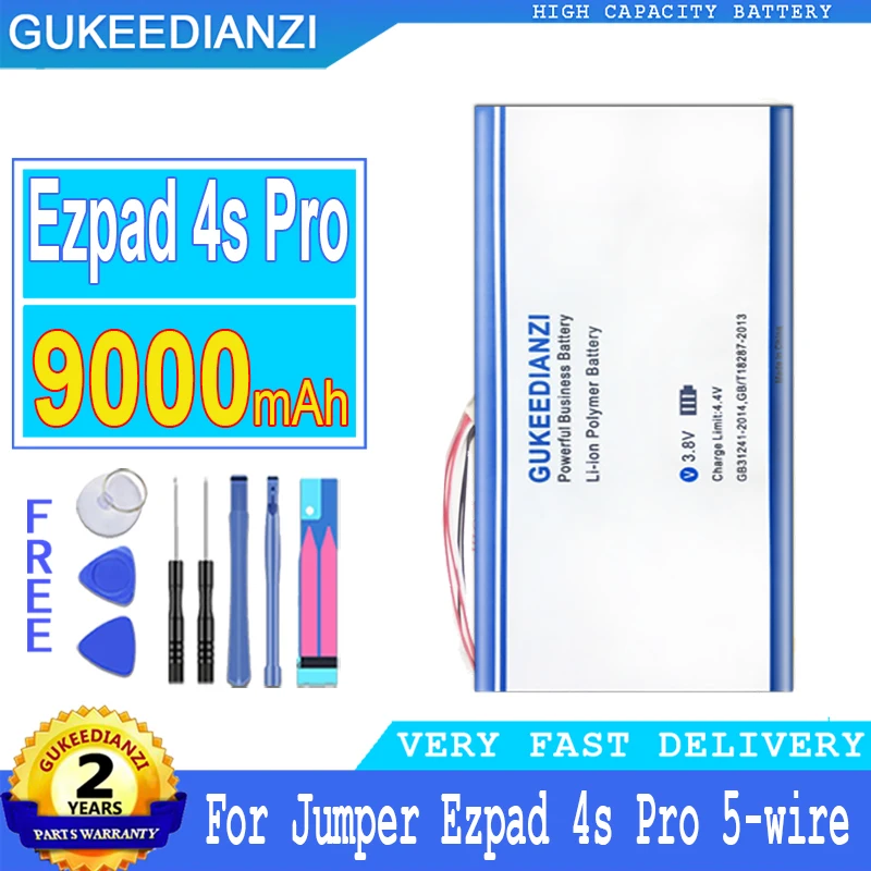Ezpad 4s Pro (5 Lines) 9000mAh High Capacity Battery For Jumper Ezpad4s Pro Ezpad 4s Pro 5-wire Laptop High Quality Battery
Ezpad 4s Pro (5 Lines) 9000mAh High Capacity Battery For Jumper Ezpad4s Pro Ezpad 4s Pro 5-wire Laptop High Quality Battery