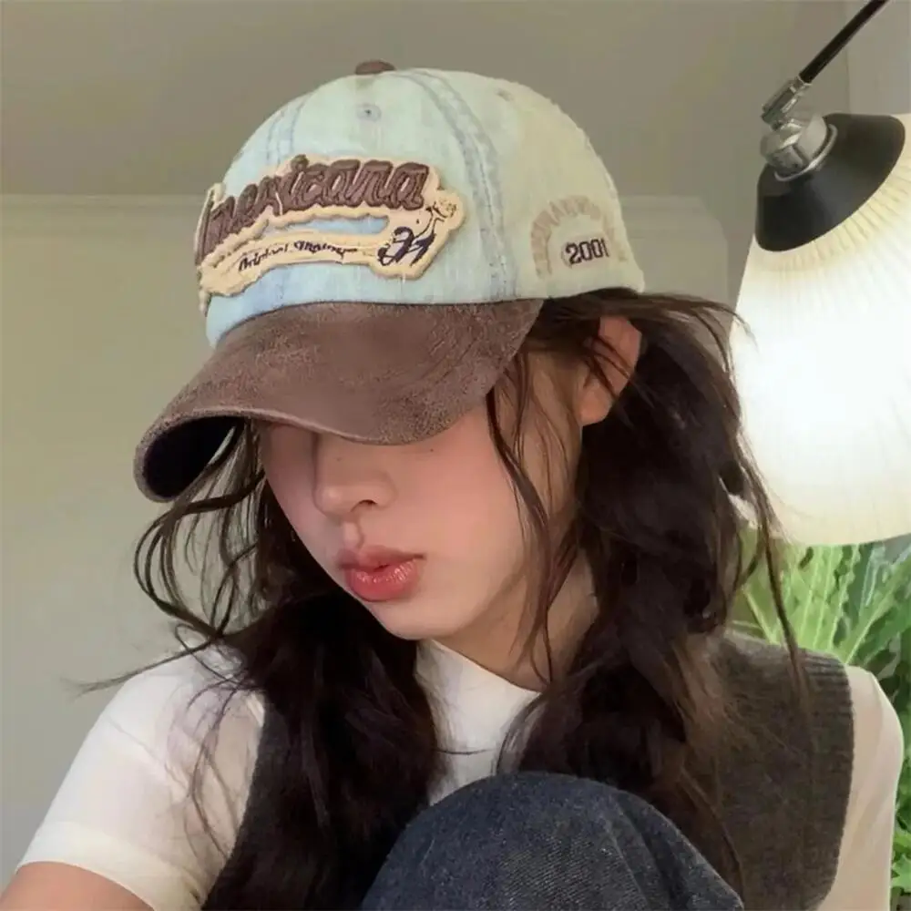 Denim Sun Cap For Women Vintage Sombreros Para Mujer Para El Sol Casual Outdoor Demin Sunshade Caps Baseball Hats 
Denim Sun Cap For Women Vintage Sombreros Para Mujer Para El Sol Casual Outdoor Demin Sunshade Caps Baseball Hats