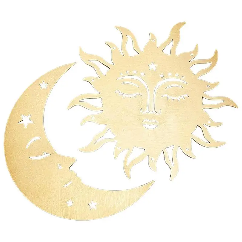 Sun Wall Art Sun/Moon Face Wooden Wall Decor Rustic Home Decor Hollow Out Sculpture Wall Ornament For Living Room Bedroom Balcon
Sun Wall Art Sun/Moon Face Wooden Wall Decor Rustic Home Decor Hollow Out Sculpture Wall Ornament For Living Room Bedroom Balcon
