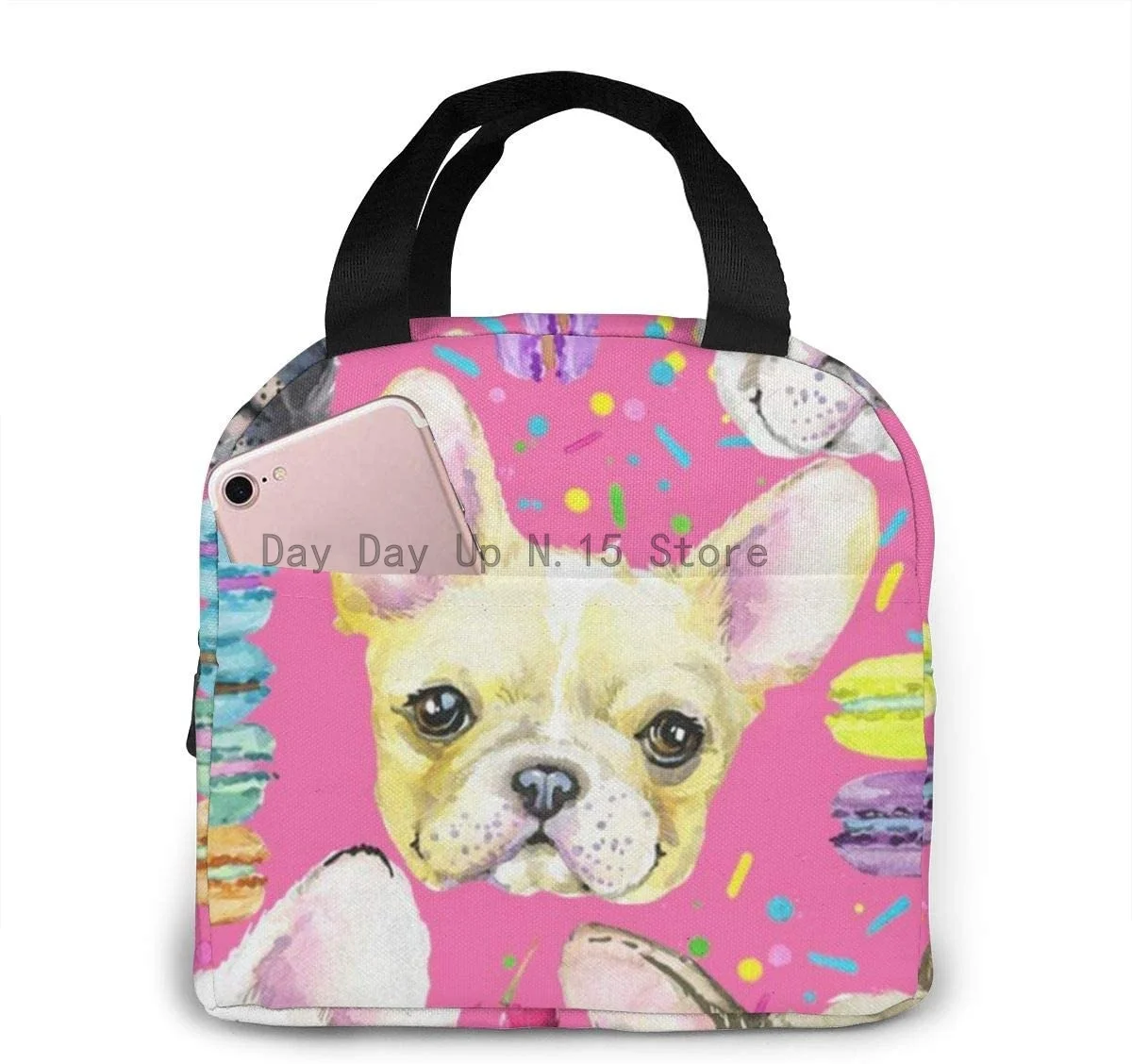 Tote Waterproof Meal Prep Box With Zipper Animal Dog French Bulldog Portable Insulated Lunch Bag
Tote Waterproof Meal Prep Box With Zipper Animal Dog French Bulldog Portable Insulated Lunch Bag