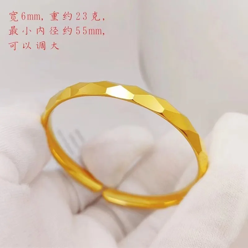 Vietnam Shajin 6mm open bracelet smooth plain ring bracelet meteor shower female bracelet gift gold store drainage
Vietnam Shajin 6mm open bracelet smooth plain ring bracelet meteor shower female bracelet gift gold store drainage