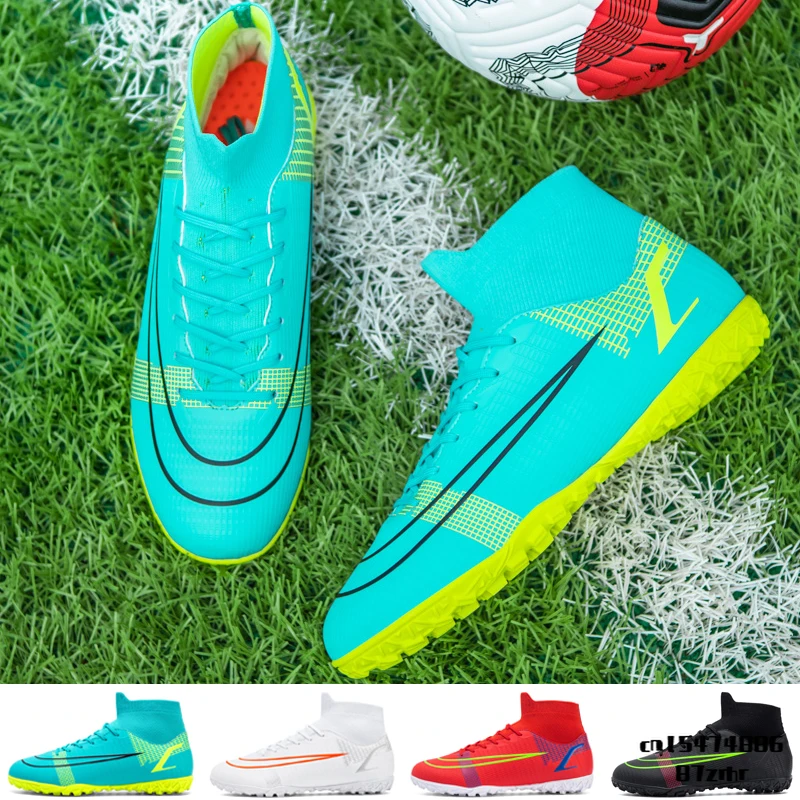 Mens Football Boots 2022 Turf High Ankle Indoor Light Soccer Shoes For Kids Training Shoes Cheap Junior Cleats Free Shipping
Mens Football Boots 2022 Turf High Ankle Indoor Light Soccer Shoes For Kids Training Shoes Cheap Junior Cleats Free Shipping